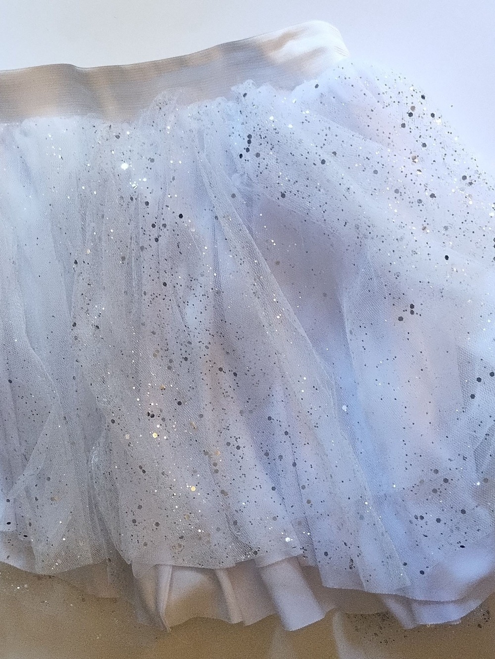 Source Unknown White Tulle Skirt